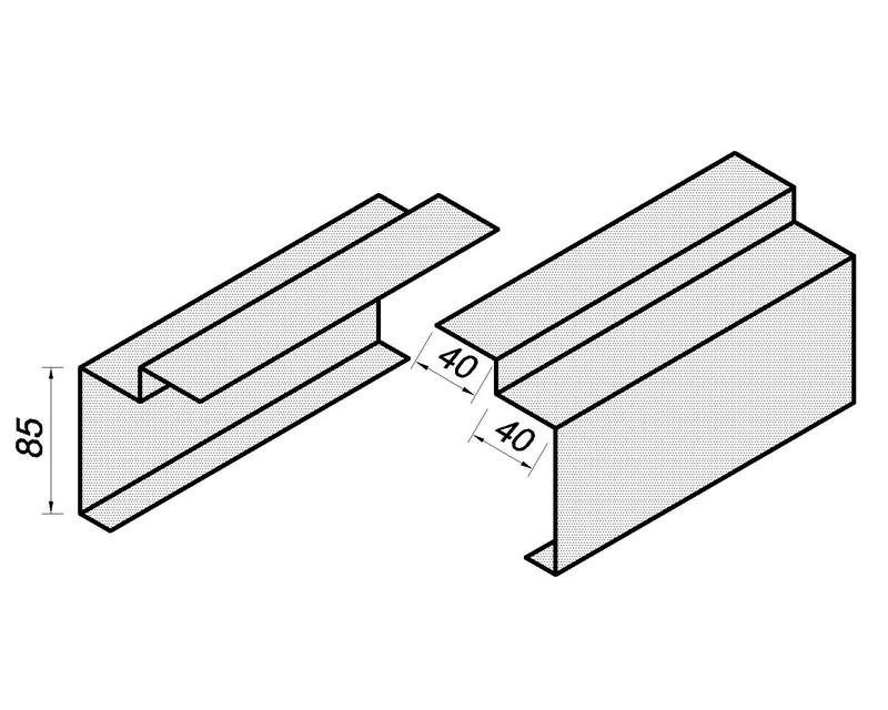 Alt Şase 85mm (Vidalı Sistem)
